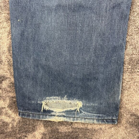 Diesel Gualbon Men's Denim Baggy Distressed Jeans Cinch Waist 33X30(37X28) 0081L - Picture 15 of 16